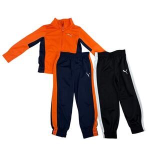 Puma Bundle (2) Jogger Pants 1 Full Zip Jacket Size Youth 4T